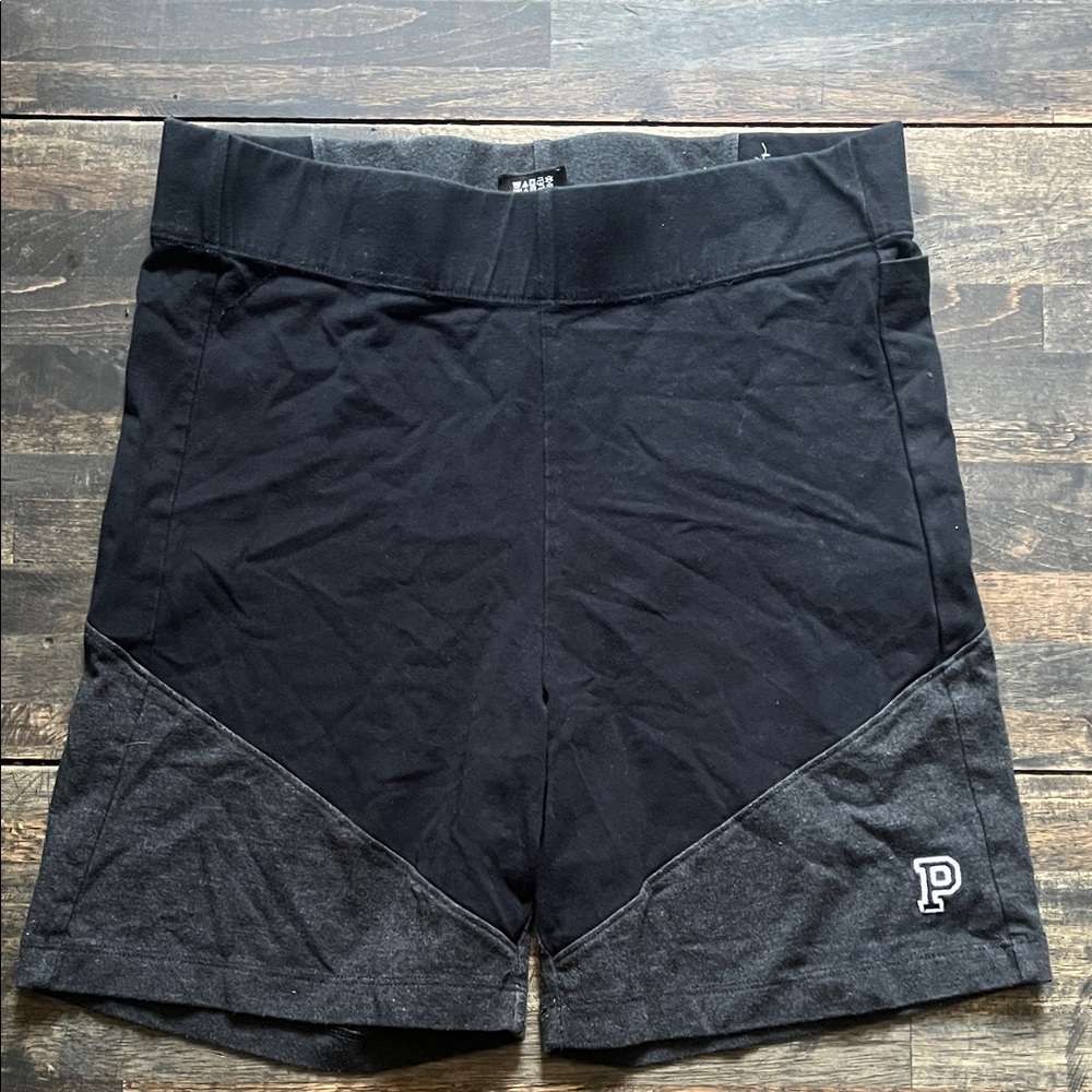 PINK Victoria's Secret Charcoal Yoga Shorts